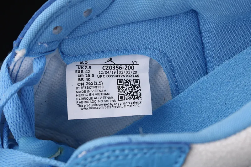 All categories Air Jordan Jordan series basketball shoes Air Jordan 1 Low Air Jordan 1 Low AJ1 Joe 1 relatives and friends North Carolina blue low-top casual sports sneakers CZ0356-200